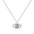 s925 Sterling Silver Jewelry European and American Atmospheric Demon Eye Necklace Eye Pendant Jewelry and Clovers