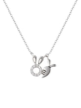 Latest 18K Gold Plated Rabbit Cute Gift Trending Necklace For Girl Jewelry Jewelry and Clovers