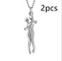 Love Hug Necklace Unisex Men Women Couple Jewelry Simple Temperament Clavicle Chain Valentines Day Lover Gifts Jewelry and Clovers