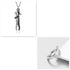 Love Hug Necklace Unisex Men Women Couple Jewelry Simple Temperament Clavicle Chain Valentines Day Lover Gifts Jewelry and Clovers