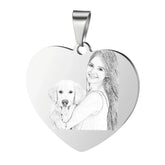 Custom Photo Heart Necklace-A Memory You Can Wear Jewelry and Clovers