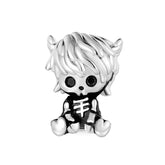 New Arrivals Highland Cow Dangle Charm Bead for Women fit European Original Silver Bracelet DIY Jewelry Accessories Gift Jewelry and Clovers