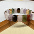 Natural Stone 8*14mm  Faceted Bracelets Lapis Labradorite Crystal  Red Jasper Agate Howlite Rhodonite Unakite For Wholesale Jewelry and Clovers