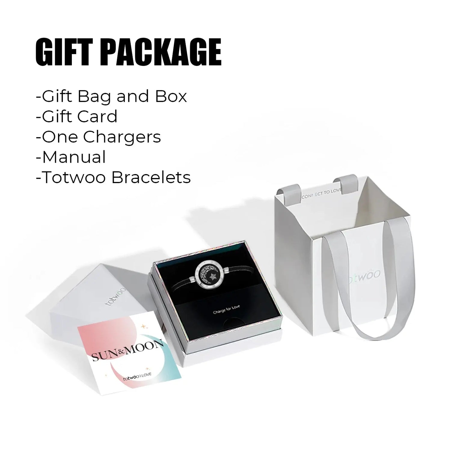 Totwoo Touch Single Bracelet - Long Distance Touch Bracelet Light up and Vibration Relationship Love Baracelet SMART BRACELET JEWELRY Jewelry and Clovers