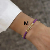 2023 New Pave Zircon A-Z Initial Letter Bracelets For Women Colorful Adjustable Rope Charm Bracelet For Women Jewelry Gift Jewelry and Clovers