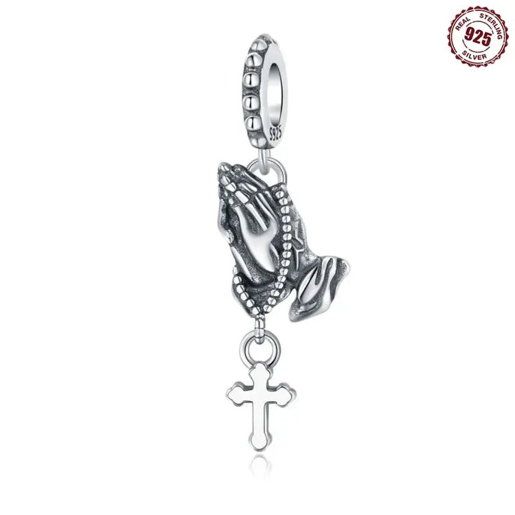 MISEFF New Original Bracelet 925 Sterling Silver Lovely Angel Girl Charms Beads For Jewelry Gifts Jewelry and Clovers