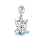 New Arrivals Highland Cow Dangle Charm Bead for Women fit European Original Silver Bracelet DIY Jewelry Accessories Gift Jewelry and Clovers
