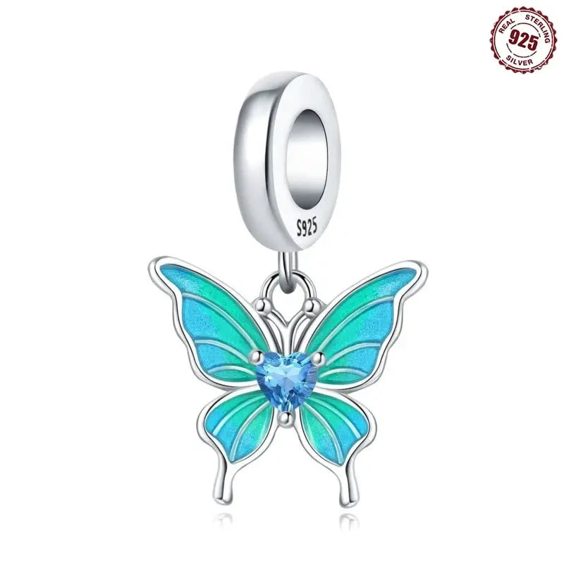 MISEFF New Original Bracelet 925 Sterling Silver Lovely Angel Girl Charms Beads For Jewelry Gifts Jewelry and Clovers