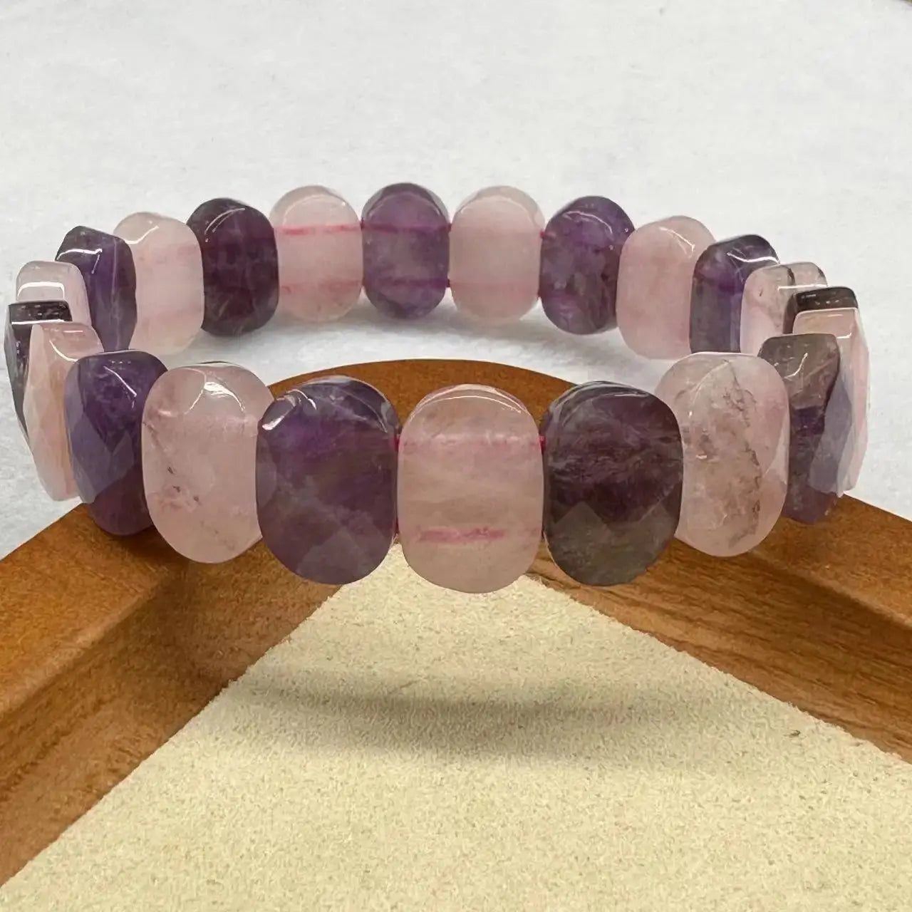 Natural Stone 8*14mm  Faceted Bracelets Lapis Labradorite Crystal  Red Jasper Agate Howlite Rhodonite Unakite For Wholesale Jewelry and Clovers
