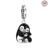 MISEFF New Original Bracelet 925 Sterling Silver Lovely Angel Girl Charms Beads For Jewelry Gifts Jewelry and Clovers