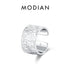 MODIAN 1PC Ear Cuff 925 Sterling SILVER Luxury Punk Geometric Clip Earrings Stackable Trendy Party Jewelry For Women: Girls Gift Jewelry and Clovers