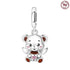 MISEFF New Original Bracelet 925 Sterling Silver Lovely Angel Girl Charms Beads For Jewelry Gifts Jewelry and Clovers