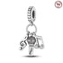 MISEFF New Original Bracelet 925 Sterling Silver Lovely Angel Girl Charms Beads For Jewelry Gifts Jewelry and Clovers