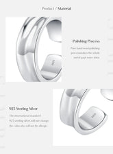 MODIAN 1PC Ear Cuff 925 Sterling SILVER Luxury Punk Geometric Clip Earrings Stackable Trendy Party Jewelry For Women: Girls Gift Jewelry and Clovers