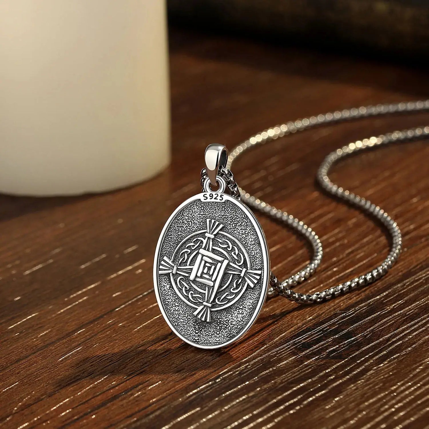 Eudora 925 Sterling Silver Brigid Goddess Necklace Brigid&