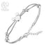 Fine Charms 925 Sterling Silver Mickey Bangle Bracelets For Women Wedding High Quality Fashion Jewelry Christmas Gifts LB001 Jewelry and Clovers