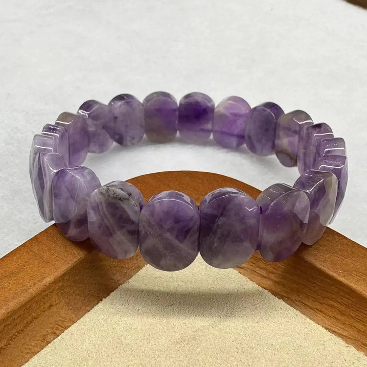 Natural Stone 8*14mm  Faceted Bracelets Lapis Labradorite Crystal  Red Jasper Agate Howlite Rhodonite Unakite For Wholesale Jewelry and Clovers