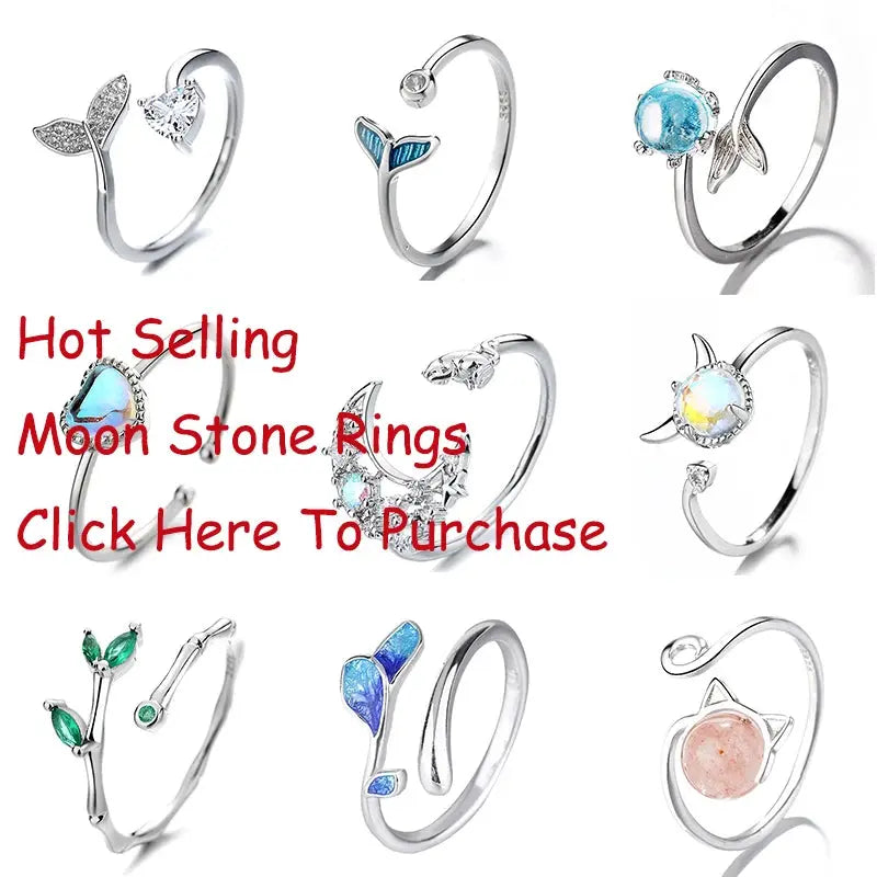 New Fashion Silver Color Green Flower Leaf Rose Daisy Enamel Open Finger Rings For Women Girl Jewelry Gift Dropship Wholesale Jewelry and Clovers