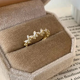 New Fashion Silver Color Green Flower Leaf Rose Daisy Enamel Open Finger Rings For Women Girl Jewelry Gift Dropship Wholesale Jewelry and Clovers