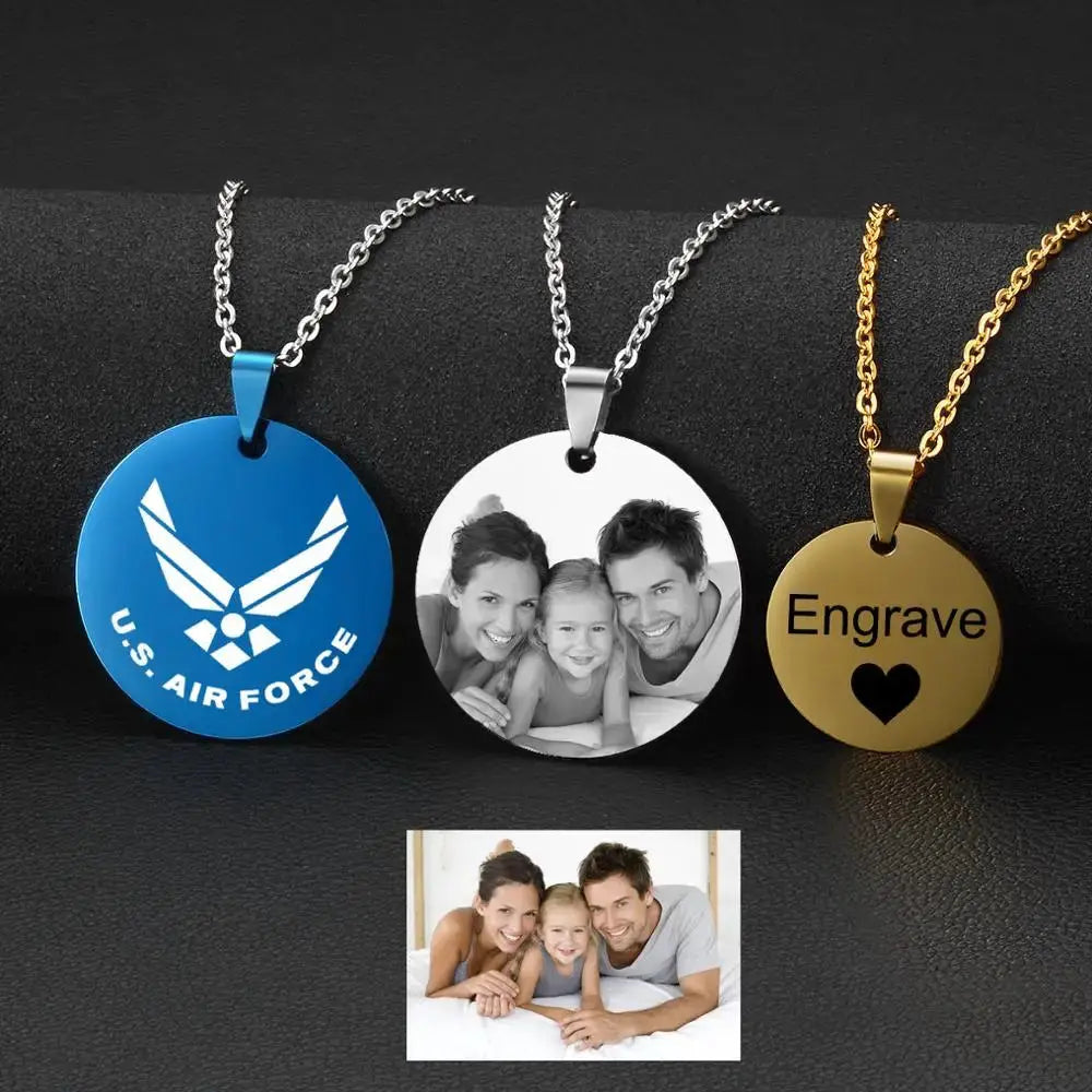 Custom Photo Heart Necklace-A Memory You Can Wear Jewelry and Clovers