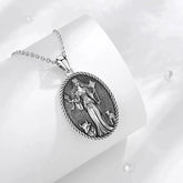 Eudora 925 Sterling Silver Brigid Goddess Necklace Brigid&