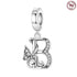 MISEFF New Original Bracelet 925 Sterling Silver Lovely Angel Girl Charms Beads For Jewelry Gifts Jewelry and Clovers