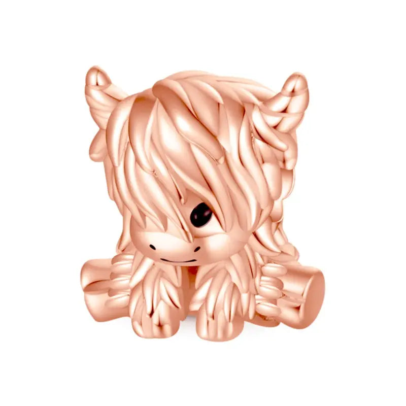 New Arrivals Highland Cow Dangle Charm Bead for Women fit European Original Silver Bracelet DIY Jewelry Accessories Gift Jewelry and Clovers