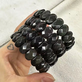 Natural Stone 8*14mm  Faceted Bracelets Lapis Labradorite Crystal  Red Jasper Agate Howlite Rhodonite Unakite For Wholesale Jewelry and Clovers