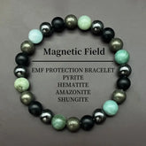 Multi-element Cuprite Red Tigers Eye Black Tourmaline Bracelet Ashley and Clovers