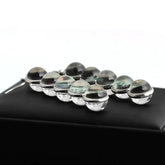 Gemstone Moon Fashion Glass Ball Star Long Earrings Ashley and Clovers