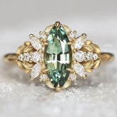 Versatile Minimalist Chanel-inspired Ring With Zircon Inlay Ashley and Clovers