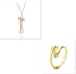 Love Hug Necklace Unisex Men Women Couple Jewelry Simple Temperament Clavicle Chain Valentines Day Lover Gifts Jewelry and Clovers