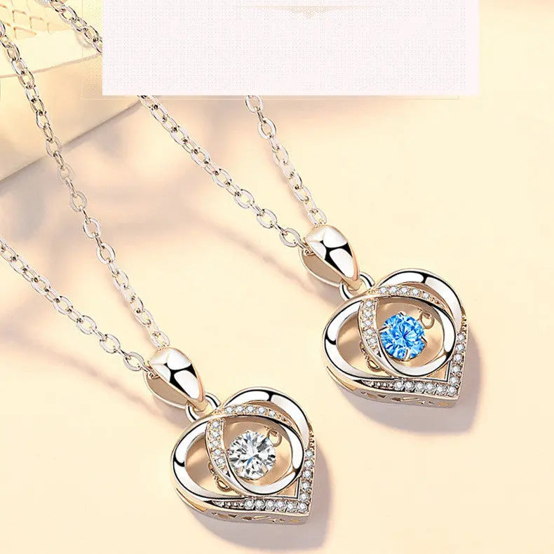 Beating Heart Necklace Women&