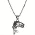 Retro Bigmouth Bass Pendant Necklace - Jewelry and Clovers