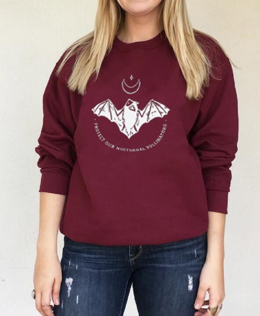 PROTECT OUR NIGHTLY PENDER Sweatshirt Funny Moon Star Graphic Hoodies 100% Cotton Protect Grunge Jumper Quote Art Outfits - Jewelry and Clovers